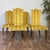 Late 20th Century Designer 1970s Velvet Striped High Back Chairs For Sale - Image 5 of 15