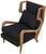 Black Carol Chair, Teak For Sale - Image 8 of 10