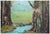 Mid Century Sycamore Trees Near Stream Landscape by Alice Egge For Sale - Image 4 of 4