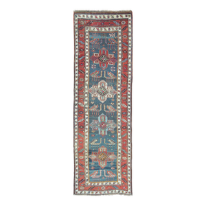 Antique Akstafa/ Kazak Caucasian Runner, 3'6" X 11'