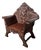 Antique Hand-Carved Colonial Armchair For Sale