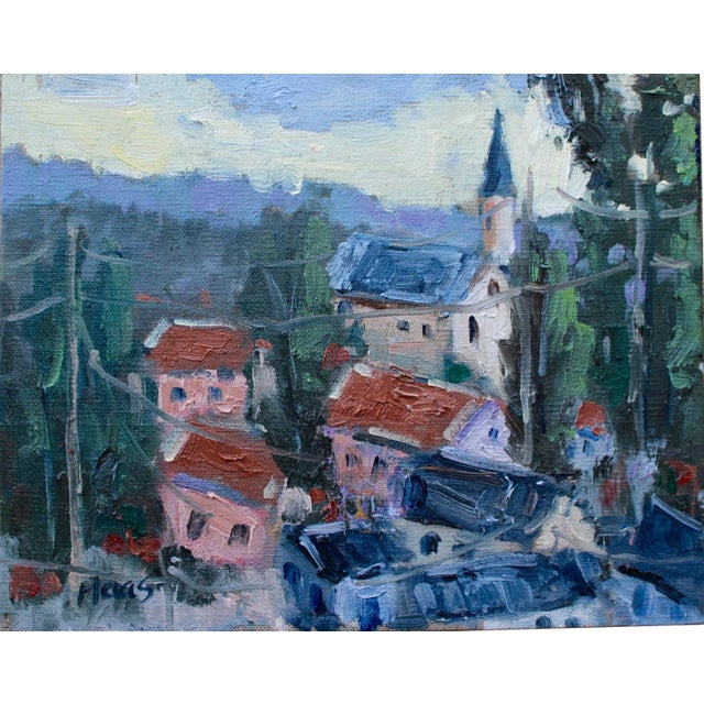 "Virginia City Nevada" Contemporary Landscape Oil Painting For Sale