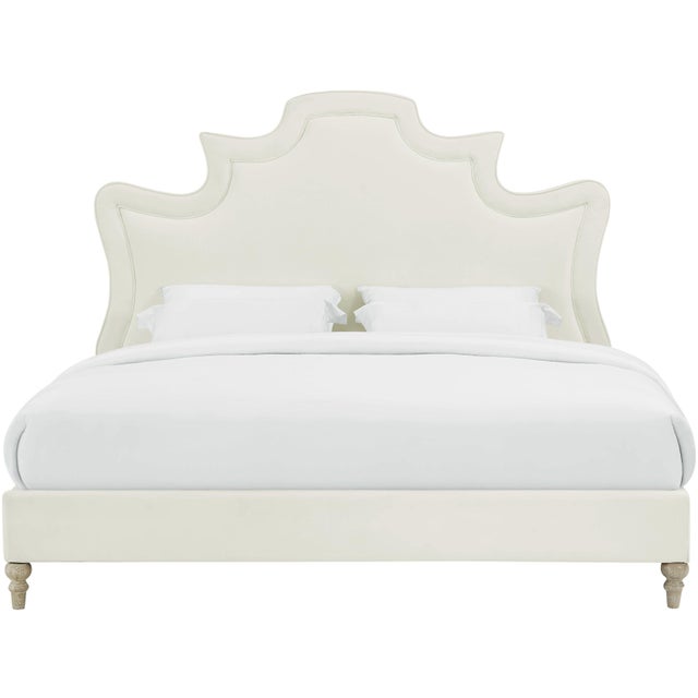 Details make all the difference. The Serenity Bed is not only soft to the touch but doubles as a piece of art with its...