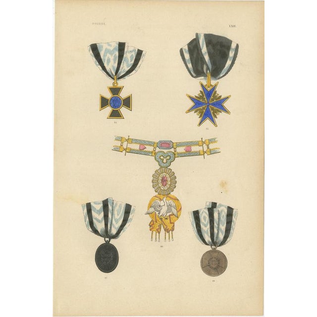 Orders of Prussia, 1844, Paper For Sale - Image 3 of 8