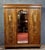 Large Antique Mahogany Wardrobe with Mirror, 1890s For Sale - Image 15 of 15