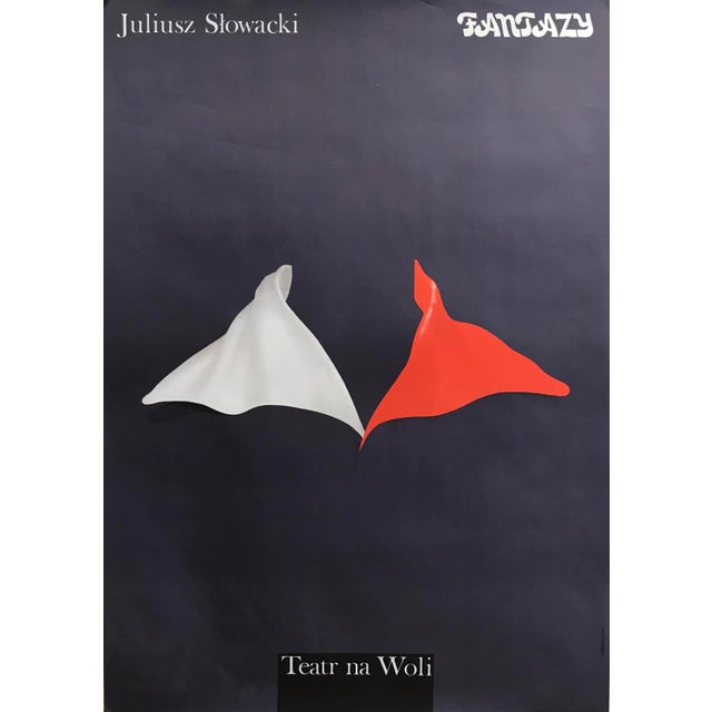 1980s Original 1980 Polish Theatre Poster, Fantazy For Sale - Image 5 of 5