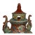 Rose Early 20th Century Vintage Chinese Famille-Rose Porcelain Incense Burner For Sale - Image 8 of 13