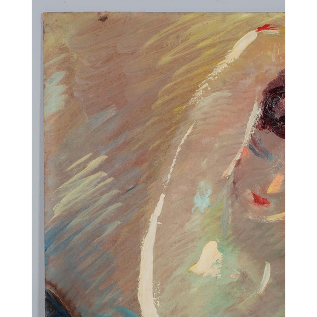 Expressionism Robert Falcucci Female Nude Oil Painting For Sale - Image 3 of 8