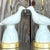 Vintage Late 20th Century Boho Love Bird Lamps - a Pair For Sale - Image 9 of 14