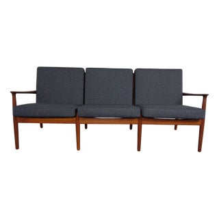 Danish Teak Sofa by Svend Aage Eriksen for Glostrup, 1960s For Sale