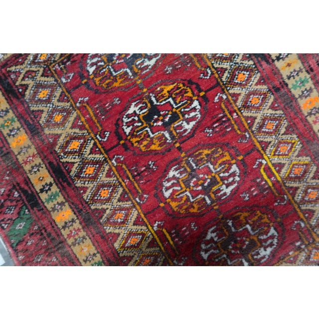 1960s, Handmade Vintage Afghan Ersari Mat 1.5' X 1.6' For Sale - Image 4 of 11