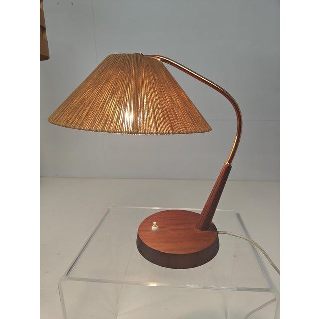 Copper Mid-Century Modern Table Lamp by Temde, 1960s For Sale - Image 8 of 8
