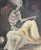 Eberhard Schmidt, Skeleton Rides the Virgin – Mortui Salutant!, Oil Painting on Canvas, in Very Good conditions. Designed...