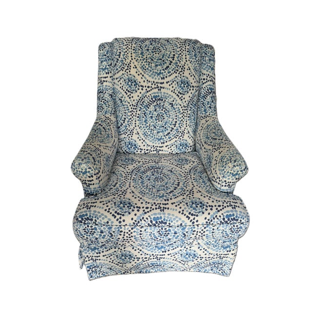 Two Beautiful Blue & White Swivel Chairs — $1200 for the Pair! Ready to give your space a fresh new look? These blue &...