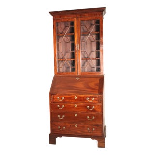 George III Mahogany Secretary For Sale
