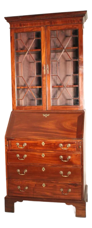 George III Mahogany Secretary