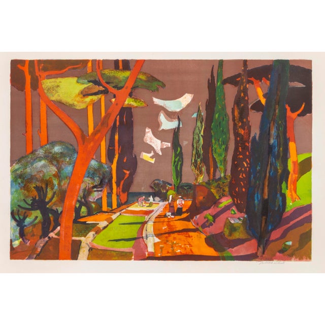 Millard Owen Sheets, "Field", Modern Landscape Lithograph For Sale - Image 4 of 4