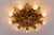 Large Vintage Florentine Leaf Ceiling Lamp by Banci Firenze, 1960s For Sale - Image 6 of 9