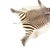 Vintage Zebra Hide Rug, 1950s, in Worn conditions. Designed 1950 to 1959
