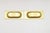 Classic style polished brass rectangular recessed window sash lifts. Mounting screws are included. Good condition with...