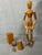 Vintage wooden drawing model set. XL anatomical drawing model of a woman. Height: 68 cm. Width: 18 cm. Depth: 18 cm....