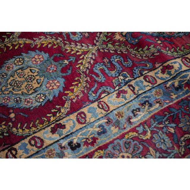 Traditional Antique Yezd Carpet - 9'5" x 23'6" For Sale - Image 3 of 14