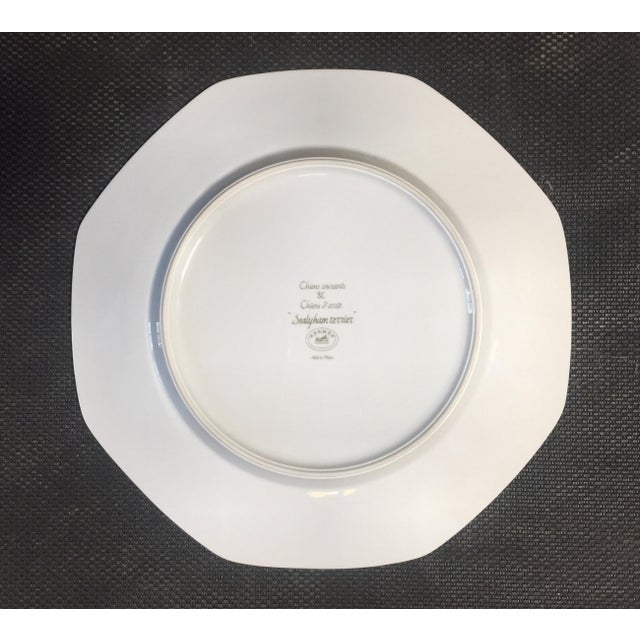 Porcelain Plate by Hermès for Limoges, in Flawless conditions. Designed 1960 to 1969 This piece has an attribution mark, I...