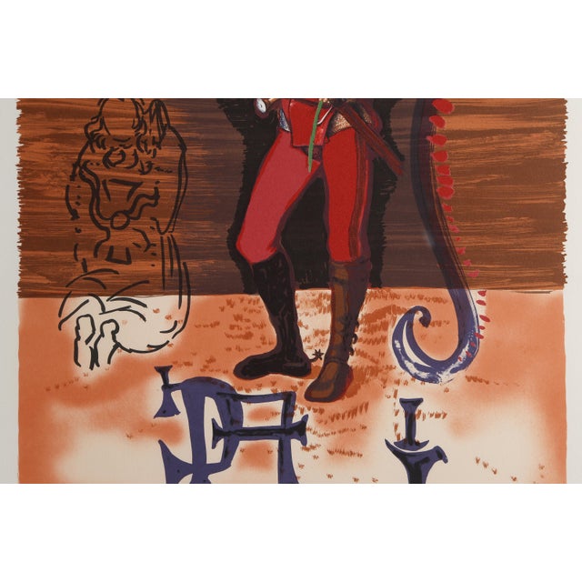 1970s Christopher Columbus, 1979 Signed Lithograph by Salvador Dali For Sale - Image 5 of 5