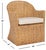 Contemporary Solomon Water Hyacinth Chair - Natural / Beige For Sale - Image 3 of 8