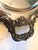 1950s 1950s Poole Lancaster Rose Silverplate Large Oval Footed Serving Platter For Sale - Image 5 of 14