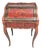 Antique French Red Leather Clad Desk For Sale