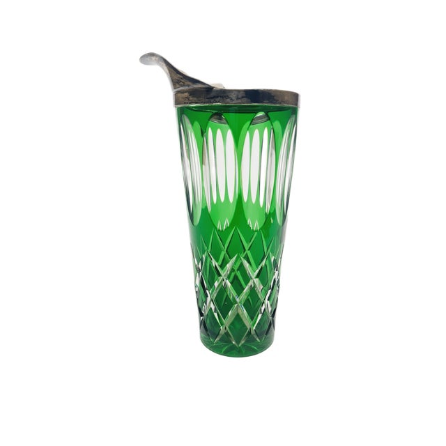 Art Deco Crystal Cocktail Shaker by Wolfgang Wolf, Germany, 1950s For Sale - Image 9 of 9