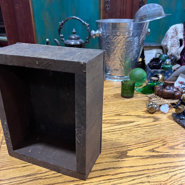 Up for consideration is a beautiful wooden industrial style box. This would lovely on display in your home and it is a...