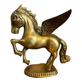 Vintage Brass Pegasus For Sale