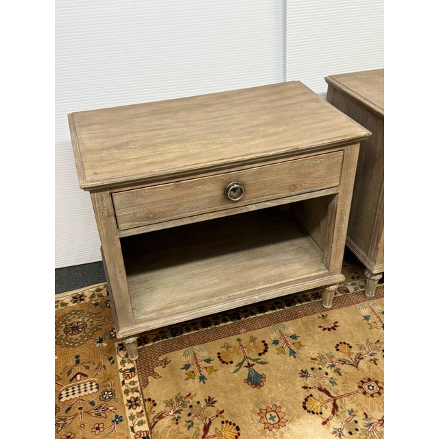 Restoration Hardware Maison Open Nightstands, Pair For Sale In San Francisco - Image 6 of 12