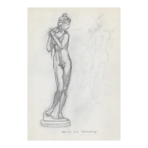 1930s Lawrence Nelson Wilbur Design for Statuette
