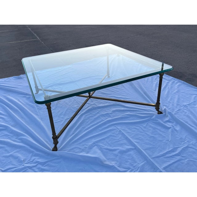 Brass Brass Hoofed Foot Coffee From Mastercraft For Sale - Image 8 of 13