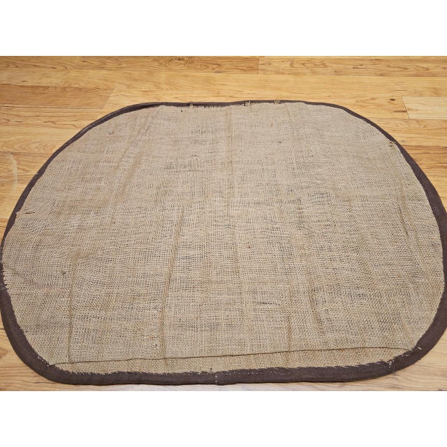 Vintage American Hand Hooked Rug, Wool & Cotton, Standing Rooster Design, 2x3 For Sale In Chicago - Image 6 of 14