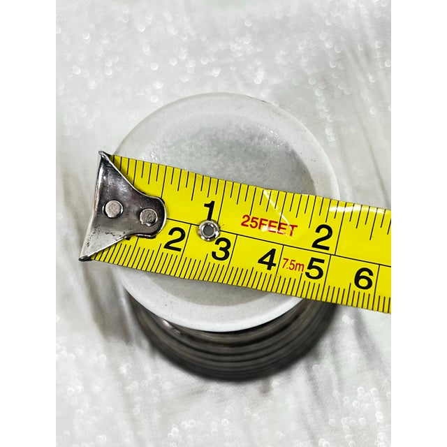 Early 21st Century Vintage Japanese Arita Ware Gold Ceramic Sake Beer Goblet Cup 5.5” For Sale - Image 5 of 10