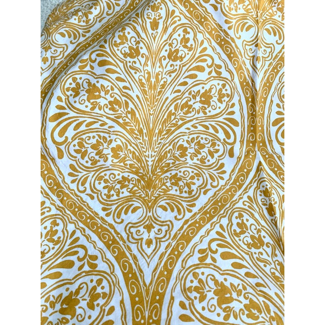 Discontinued Ethan Allen Pillow Sham in Saffron | Eastern Accents/ a Pair For Sale - Image 12 of 12