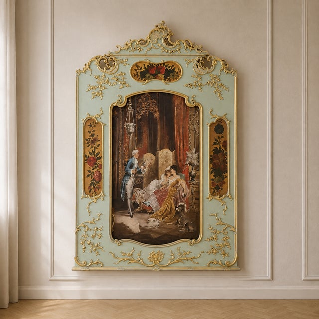 Bring an elegant touch of French-inspired European décor to your interior with this beautifully detailed decorative wall...