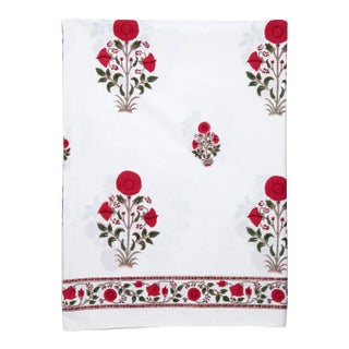 Amaya Flat Sheet, King - Red For Sale