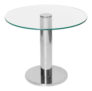 Chrome Accent Table in the Style of Leon Rosen for Pace