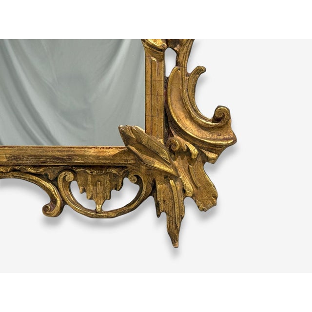Wood Friedman Brothers, Large Ornate Wall Mirror, Giltwood, Mirror, Usa, 1950s For Sale - Image 7 of 10