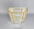 Large Vintage Glass and Brass Curio Display Cabinet For Sale In Greenville, SC - Image 6 of 7