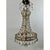Traditional Vintage French Empire Style Gilt Bronze & Tiered Crystal & Beads Chandelier For Sale - Image 3 of 14