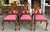 Set of 6 Antique 19C Queen Anne Style Carved Burl Walnut Dining Chairs. 2 arm chairs and 4 side chairs.