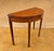 Neoclassical Demi-Lune Table with Green Leather Top, 1940s For Sale - Image 12 of 13