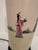 White Mid-20th Century Chinese Famille Rose Porcelain Vase Lamp With Figures For Sale - Image 8 of 12