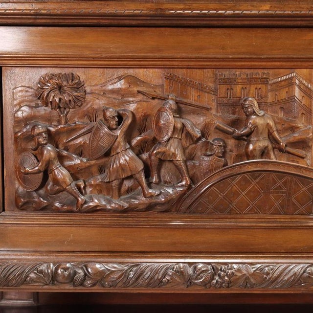 Antique Italian Cupboard in Walnut For Sale - Image 9 of 16